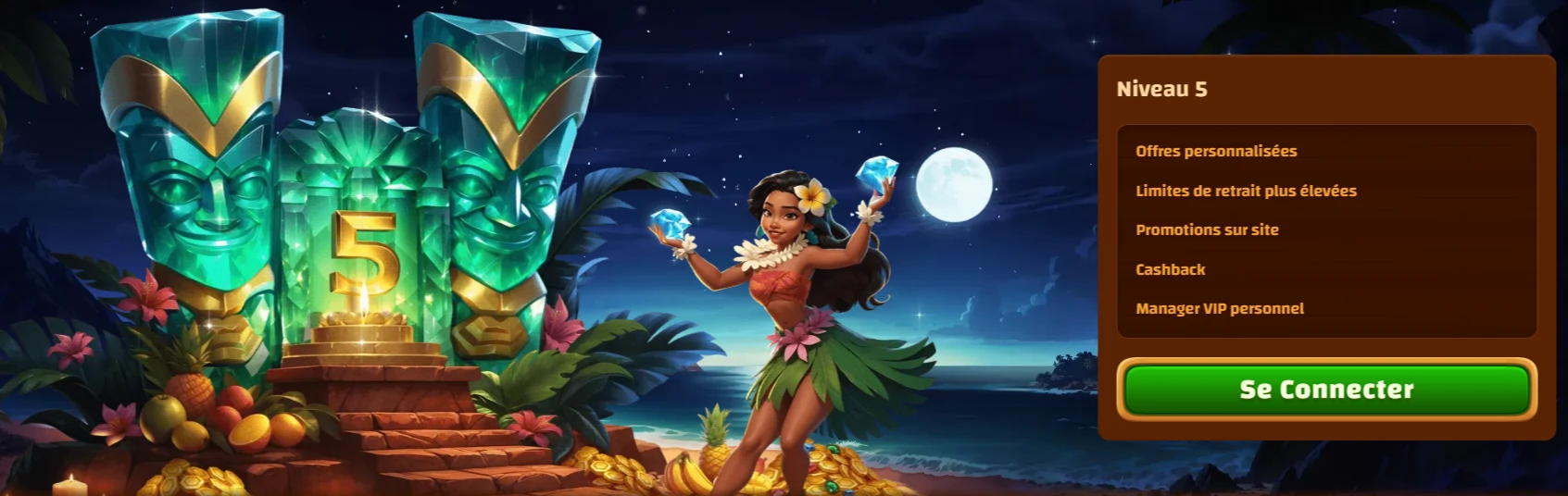 Programme VIP et promotions sur Tiki Casino